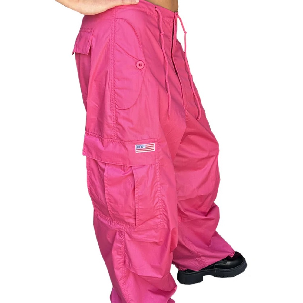 UFO Windbreaker Hot Pink Cargo Pants